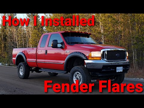 How I installed Fender Flares on my 1999 Ford F350