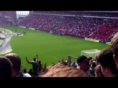 Werderfans in Mainz nach Abpfiff