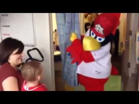 Fredbird Visits Charlie