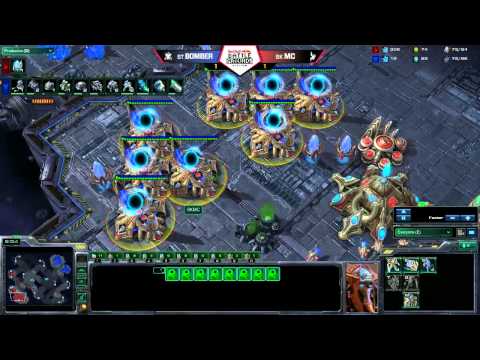 MC (P) vs Bomber (T) G3 Red Bull Battlegrounds Austin Group C - Day 1