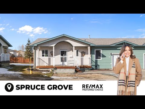Gorgeous Bungalow-Style, Adult Living Townhome in Spruce Grove!