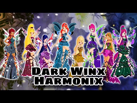 Winx club Dark Harmonix Transformation with Roxy and Daphne Full EXCLUSIVE | Fanmade | Winxclub