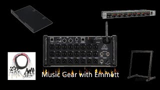Video thumbnail for Setup the Behringer XR18 and HA8000 as a Portable and Cost Effective Stage Rack with IEMs by Emmett's Music Tutorials etc