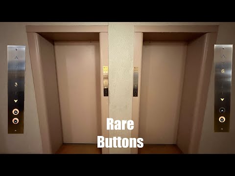 Rare Buttons! Vintage Pittsburgh Traction Elevators - Pittsburgh, PA