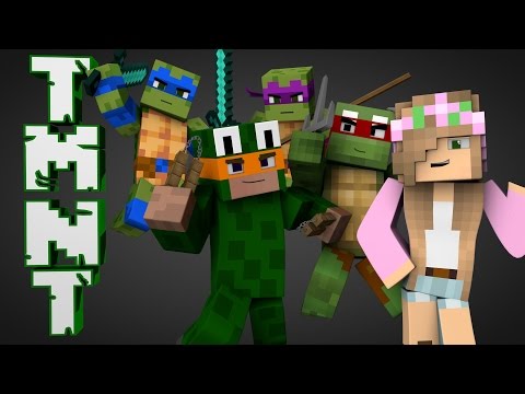 Minecraft Parody - TEENAGE MUTANT NINJA TURTLES! - (Minecraft Animation)