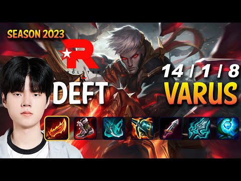 KT Deft VARUS vs KAI'SA ADC - Patch 13.23 KR Ranked