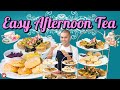 DUBAI CHOCOLATE STYLE BROWNIES SCONES W CLOTTED CREAM CHEESE QUICHE Chef RV S Afternoon Tea