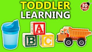 Educational Videos for Toddlers with The Toddler Teacher - Abcs, Colors, Letters, Numbers in English gameplay video by Ksmithson, 30:33 duration
