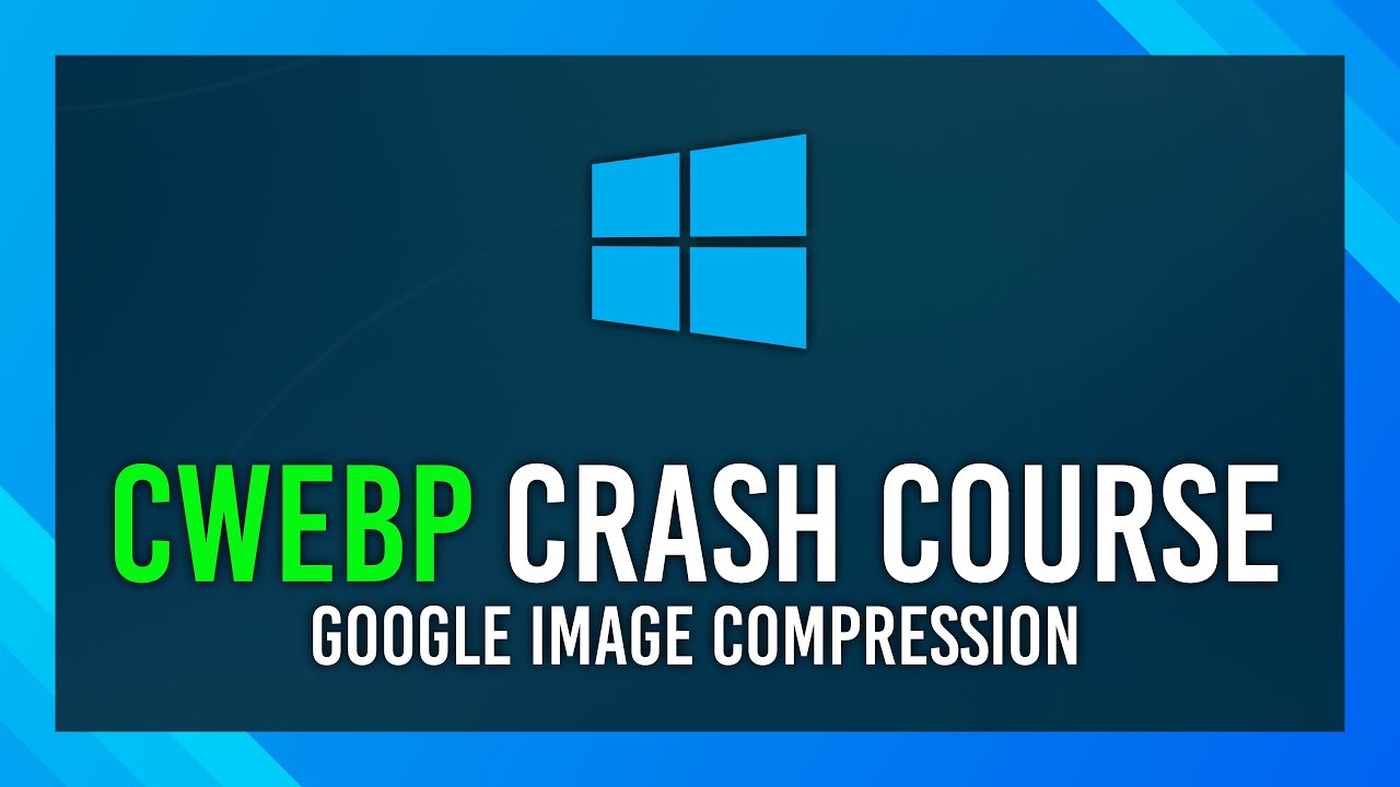 Compressing images to WEBP on Windows | EASY Guide | CWEBP crash course