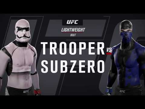Stormtrooper vs. Sub-Zero (EA Sports UFC 2) - Crazy UFC 👊🤪