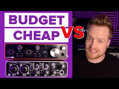 Focusrite Vs Behringer Audio Interface Comparison with Audio Examples
