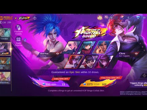 I spent 14k diamonds 💎 to get KOF Dyrroth skin||Orochi Chris|| Mobile legend.