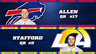 Buffalo Bills vs. La Rams Week 1 | NFL 2022 Simulation