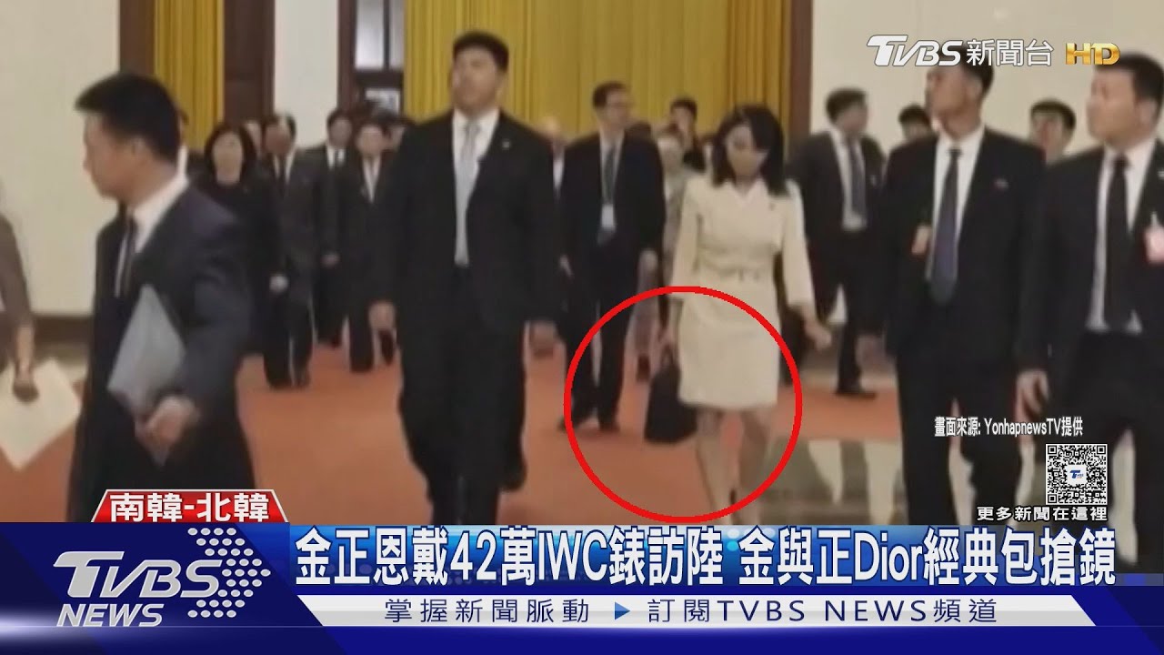 全家都愛奢侈品!金正恩訪陸戴「42萬瑞士名錶」妹提Dior包