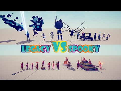 Legacy Team vs Spooky Team - Tabs - Totally Accurate Battle Simulator