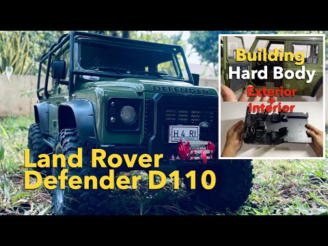 Building RCDream Body kit Land Rover Defender D110 Traxxas TRX-4