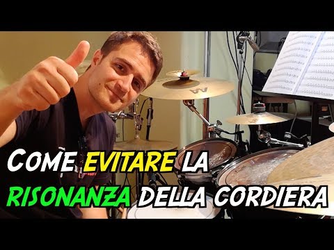 Come evitare la risonanza della cordiera quando suoni i tom? - vlog 164