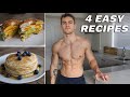 4 Simple High Protein Breakfast Ideas **for building muscle**