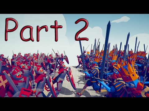 100x MELEE UNITS  vs 100x MELEE UNITS TOURNAMENT # 2 - Totally Accurate Battle Simulator TABS