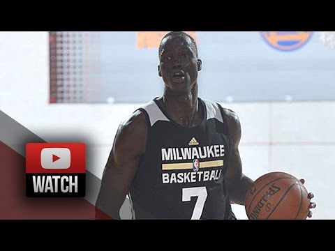 Thon Maker Full SL Highlights vs Cavaliers (2016.07.08) - 15 Pts, 13 Reb, NBA Debut