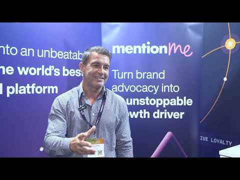 Darren Loveday, CEO of MentionMe at Technology for Marketing