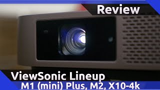 ViewSonic Mobile Projektor Lineup: M1 (mini) Plus, M2, X10-4k Vergleich  (Android)