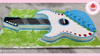 Guitar cake tutorial | guitar cake recipe| cake Artist