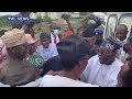 (WATCH) Dapo Abiodun, Gbenga Daniel, Others Welcome Tinubu As He Visit Ogun State