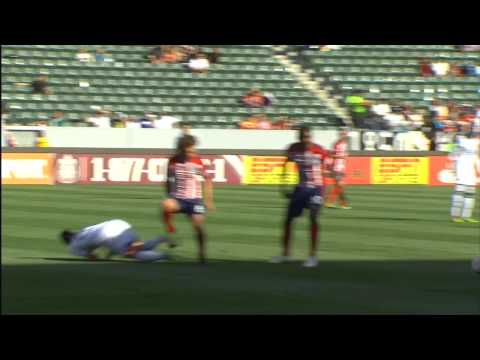 Chivas USA's Agustín Pelletieri red card vs Vancouver