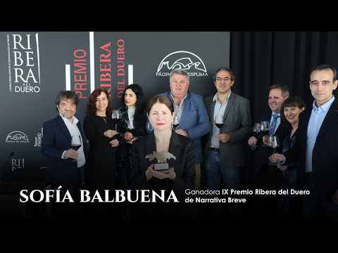 Rueda de Prensa - Entrega del IX Premio Ribera del Duero de Narrativa Breve a Sofía Balbuena.