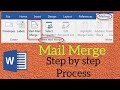 Mail Merge in MS Word|step by step process|how to create Mail Marge document in ms word