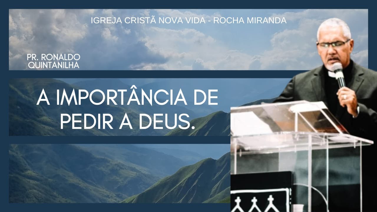 A IMPORTÂNCIA DE PEDIR A DEUS | 2CRONICAS 1: 7-13 | PR. RONALDO QUINTANILHA