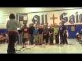 All Saints Choir performing in chapel 1/30/13 