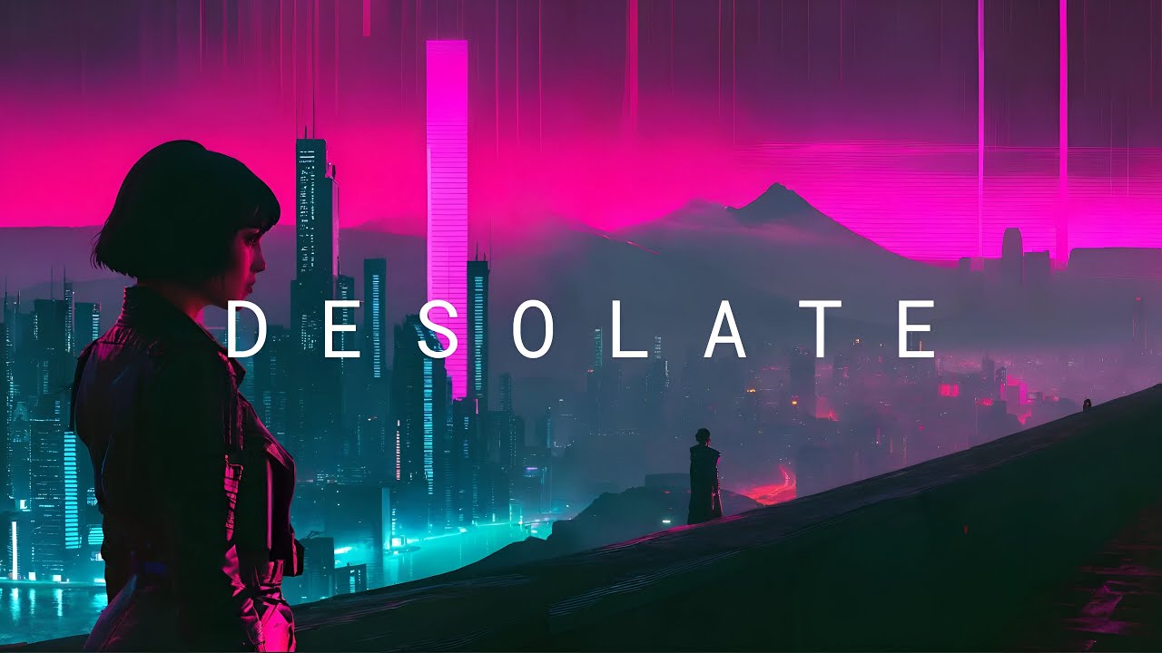 D E S O L A T E - Blade Runner - Retrowave 80's Synthwave Nostalgia Music [4K]
