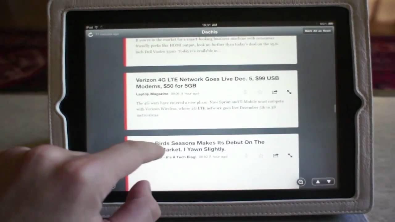 The Feed - RSS Reader for iPad - Demo