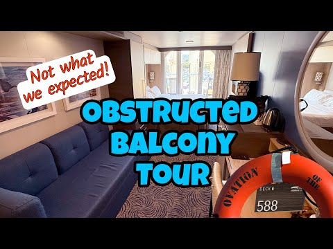 Thumbnail for Obstructed Balcony on Ovation of the Seas - Not what we expected!
