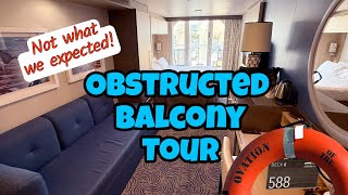 Obstructed Balcony on Ovation of the Seas - Not what we expected!