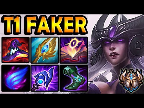 T1 Faker SYNDRA vs ORIANNA [ MID ] Patch 10.25 Ranked Korea ✅