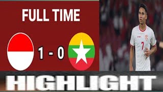 Hailight Indonesia VS Myanmar AFF 2024