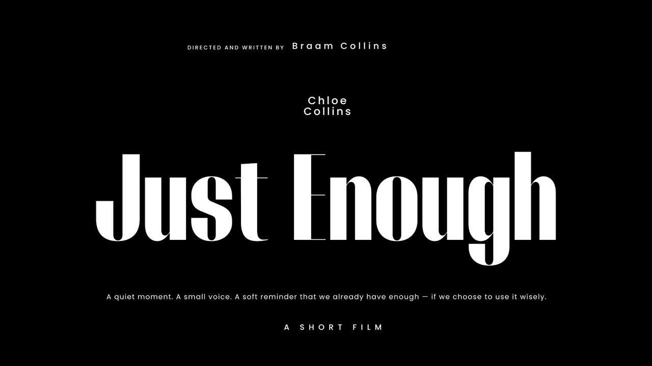 Just Enough - BCMedia short film