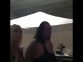 The Undertaker and Michelle McCool backstage at Wrestlemania 33