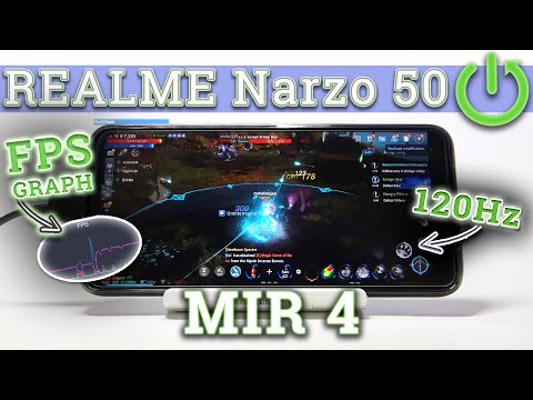 Realme NARZO 50 - MIR4 MMORPG on LOW/MED/HIGH | Gaming TEST + FPS GRAPH | Helio G96 | 🤑 $365 Device