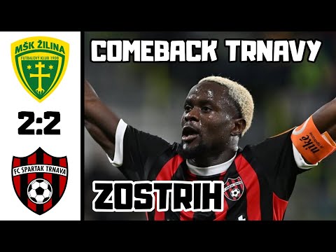 MŠK ŽILINA VS SPARTAK TRNAVA • 2:2 • ZOSTRIH • ÚŽASNÝ COMEBACK TRNAVY V ZÁVERE • NIKÉ LIGA 2025/26