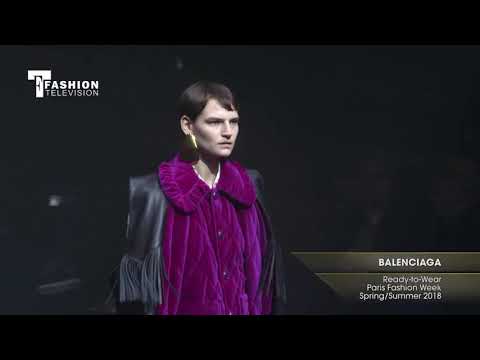 Balenciaga Ready-to-Wear Paris Fashion Week Spring/Summer 2018