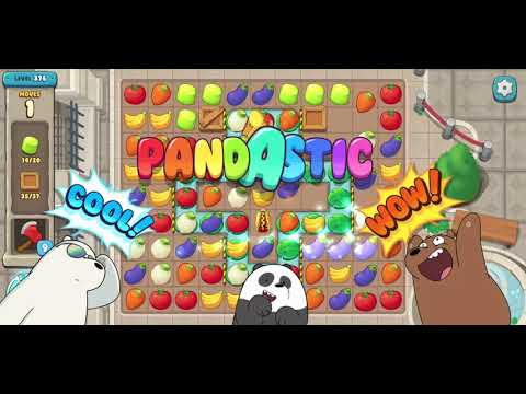 We Bare Bears Match3 Repairs Level 376 - No Boosters