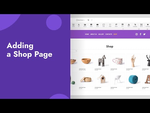 3.1 Adding a Shop Page