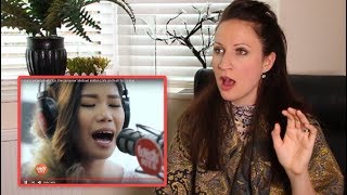 Vocal Coach REACTS TO KATRINA VELARDE- 'GO THE DISTANCE- Michael Bolton LIVE on Wish 107 5 Bus