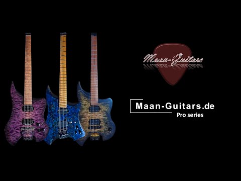 Maan-Guitars headless guitar Atlantis image 15