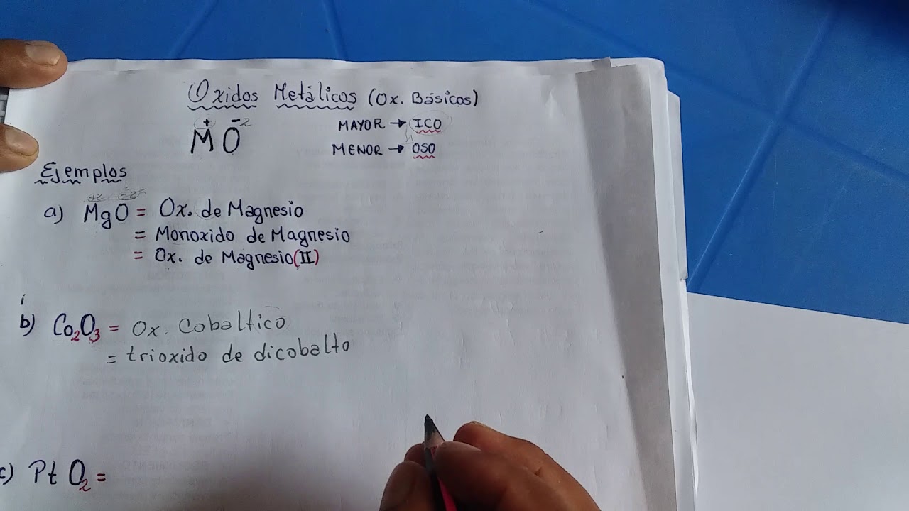 Óxidos metálicos 3ro A_B
