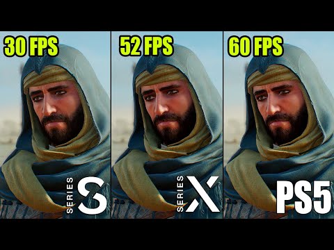Assassin's Creed Mirage Series S vs. Series X vs. PS5 | Technical Review & FPS Test